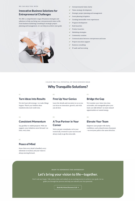 Tranquillo Solutions Case Study