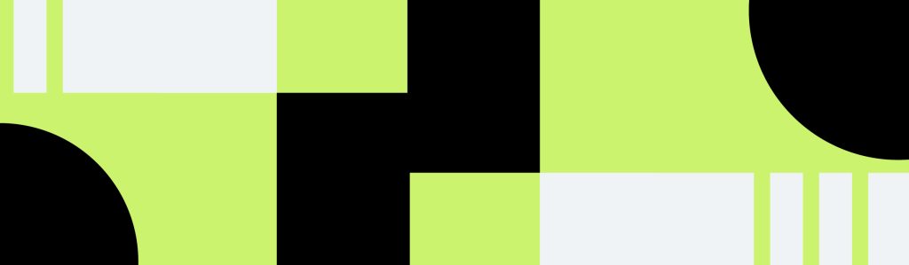 Geometric image for blog post about Why Your Service Business needs to Think Differently
